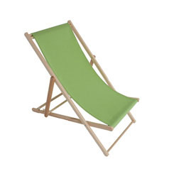 Cadeira de praia faia natural - Verde-Anis